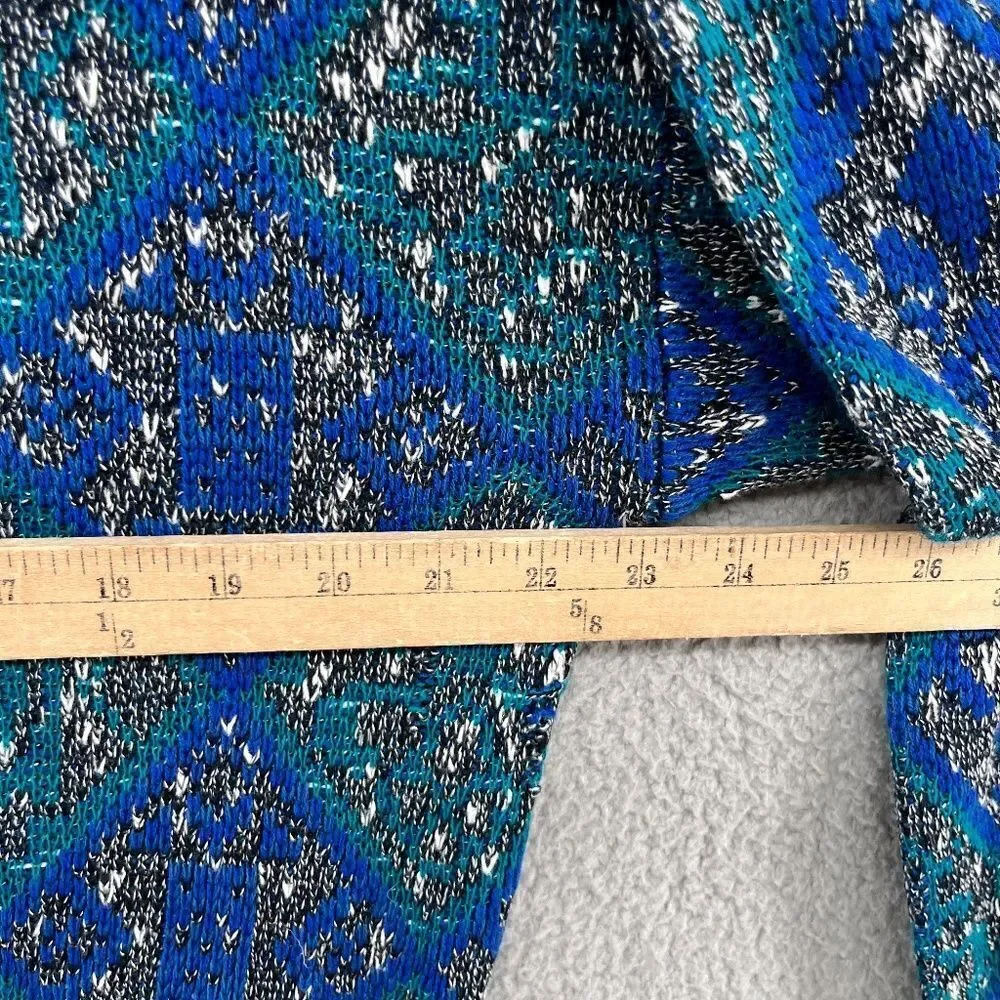 Vintage 1980s McGregor Multicolored Dad Grandpa Crewneck Sweater Large Geometric